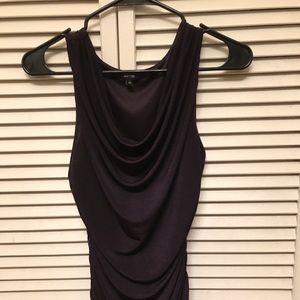Sleeveless dress scoop neck top